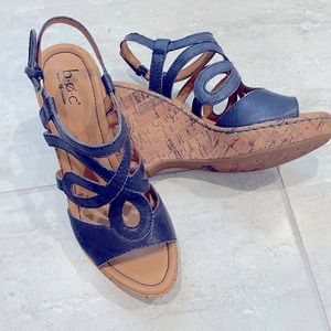 Brand New B.O.C. navy wedges